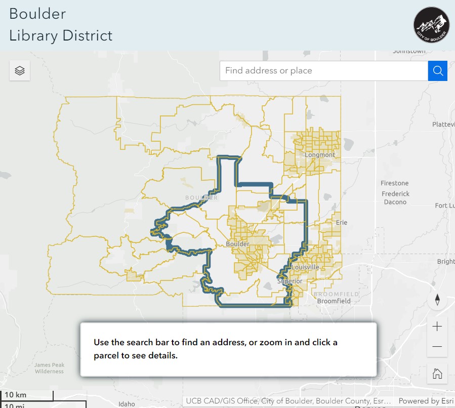 click this image to visit the interactive GIS map of the district. It includes an address search.